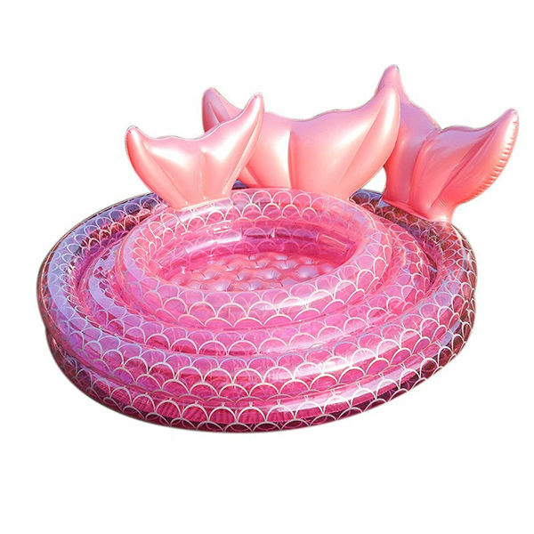 Mermaid Tail Kiddie Pool for Backyard