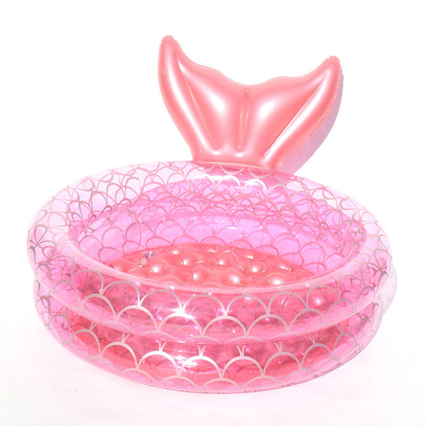 Mermaid Tail Kiddie Pool for Backyard