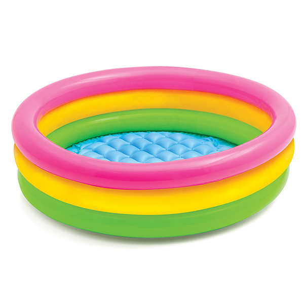 3 Ring Colourful Circle Kiddie Pool