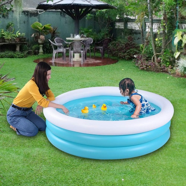 Three Ring Inflatable Pool for Summer