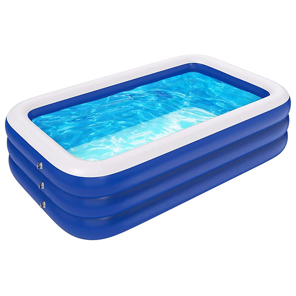 Blue Inflatable Paddling Pool for Children
