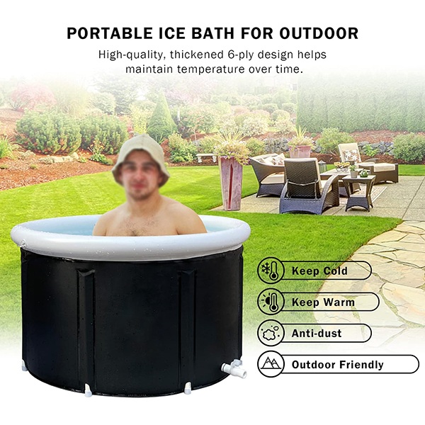 Outdoor Cold Water Tub With Lid